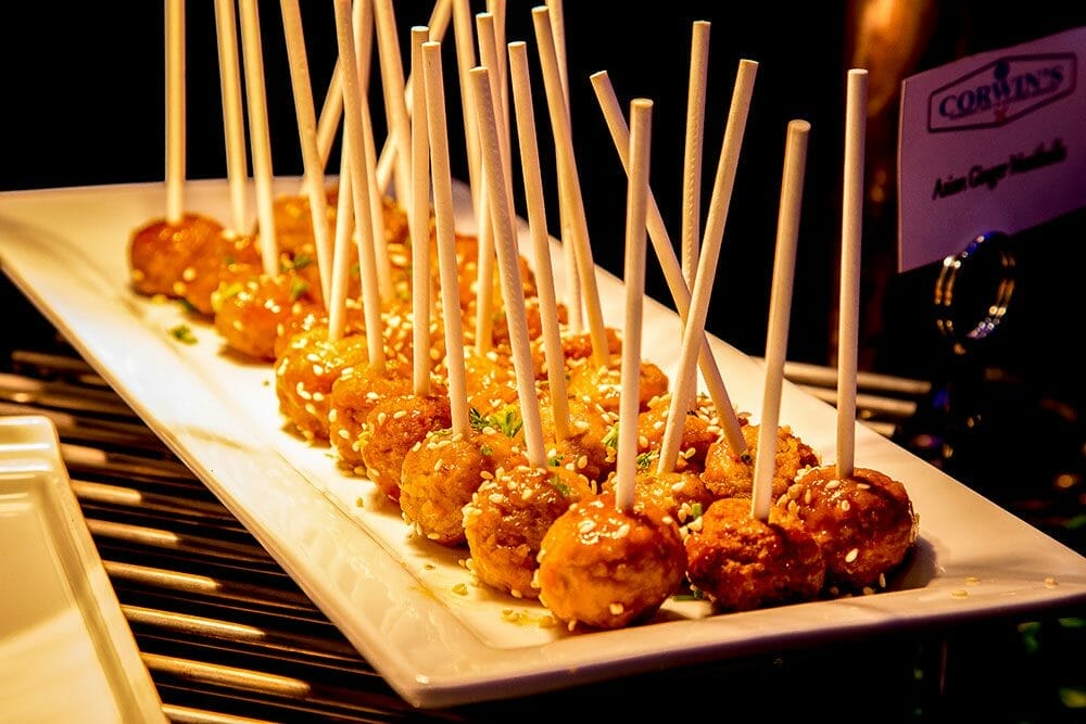 Appetizers on sticks