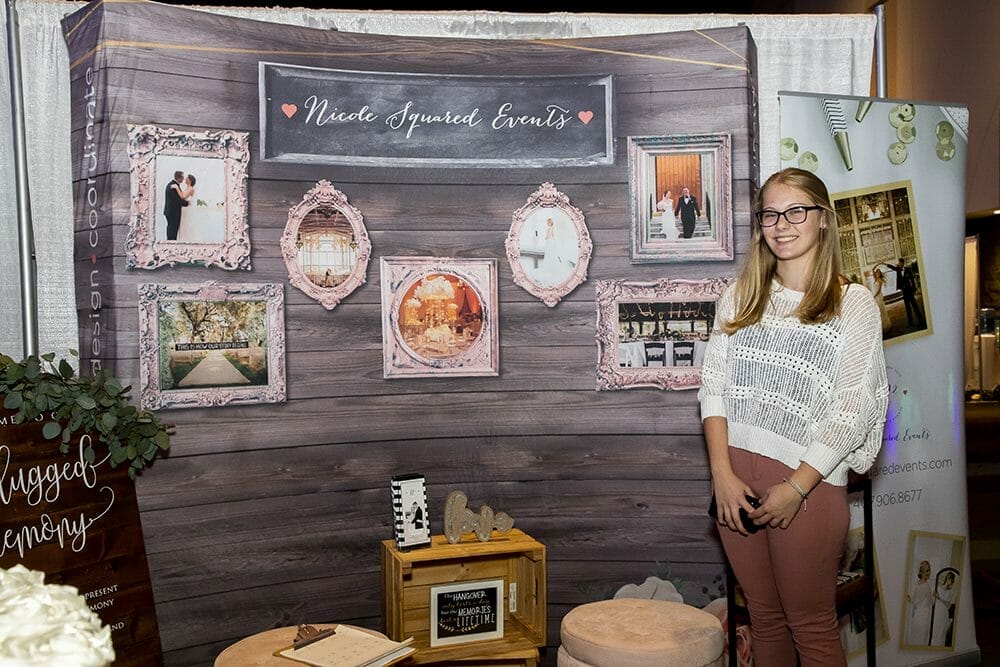 Nicole Squared Events booth