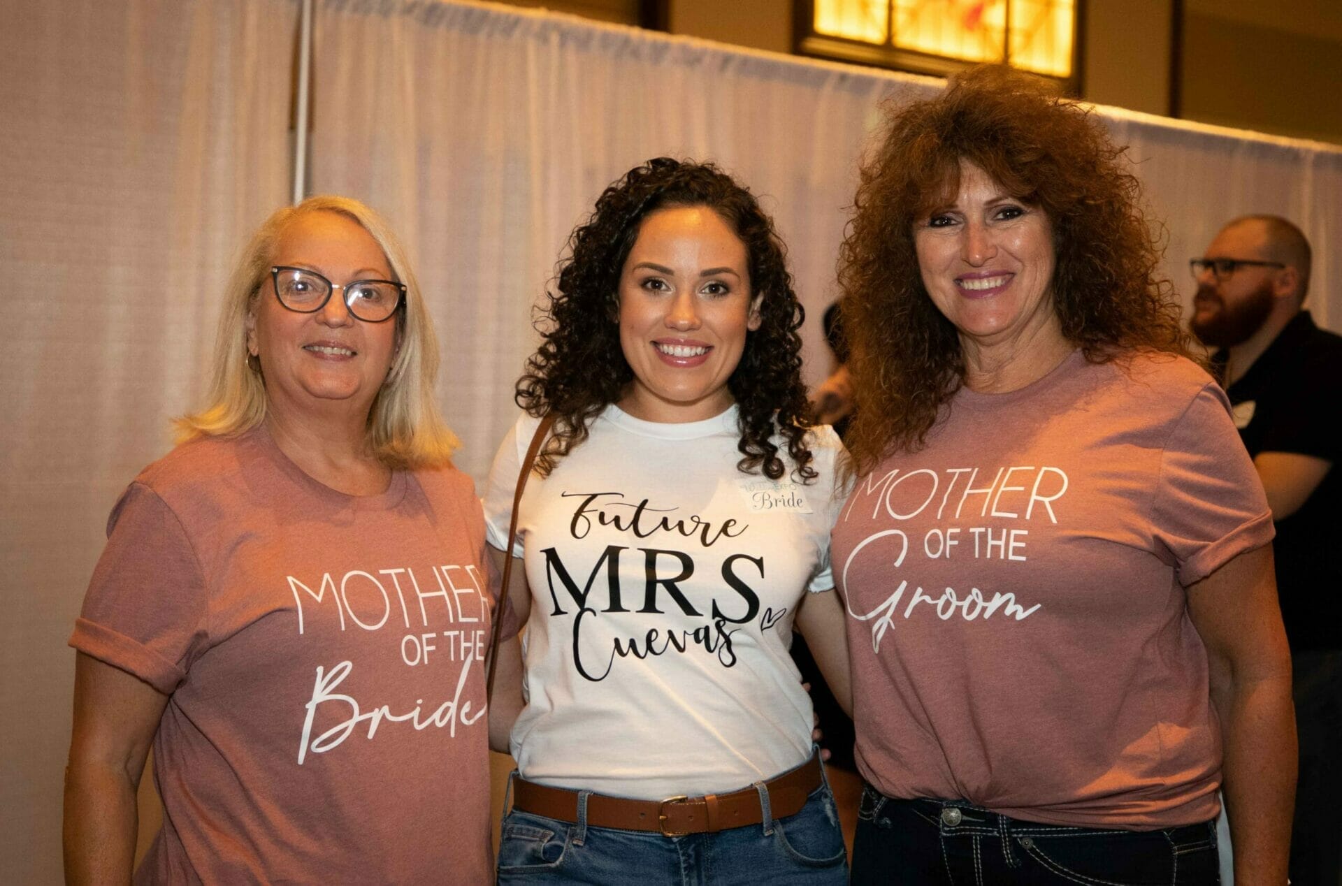 Bride with moms